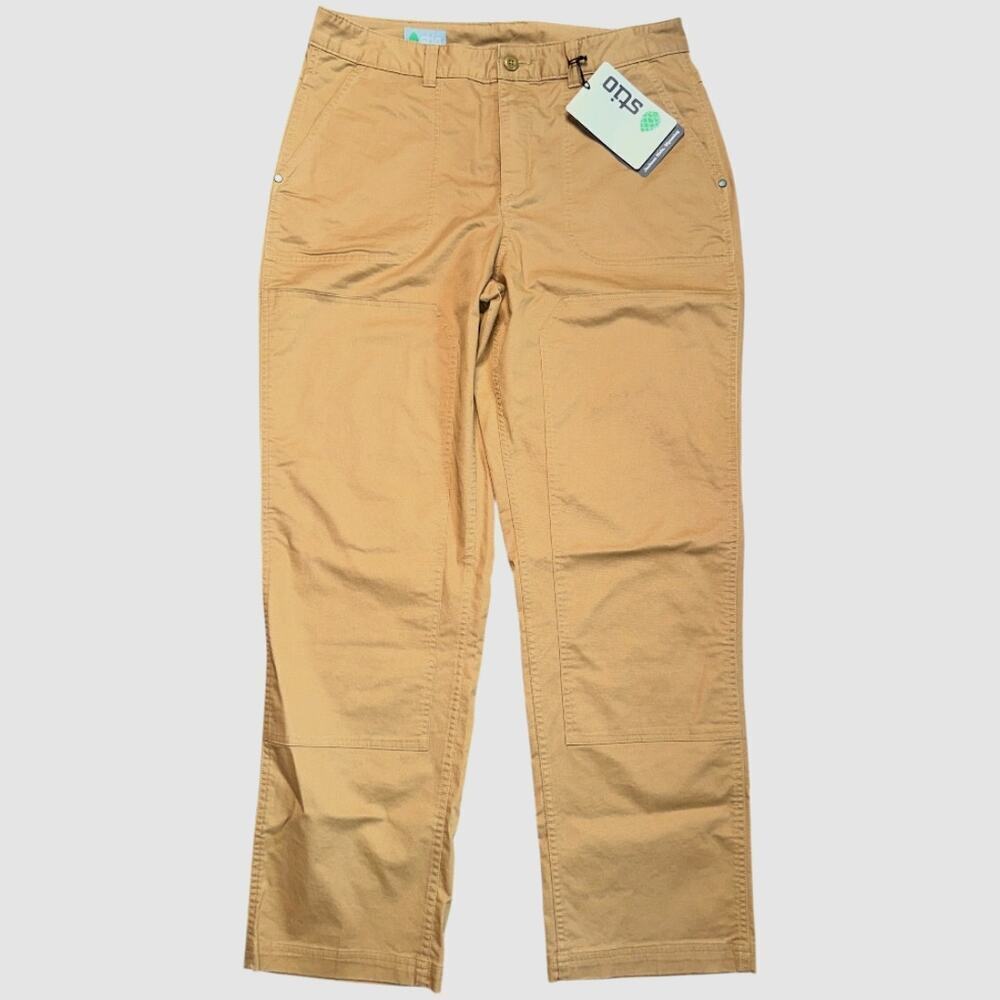 Stylish Tan Women's Straight Leg Pants